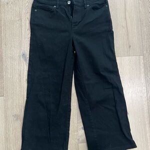 Joe Fresh wide leg cropped jeans